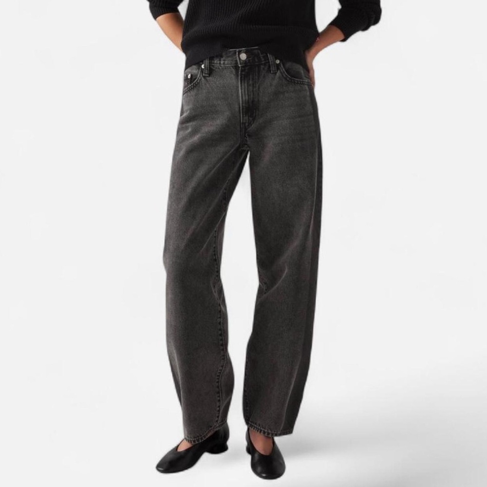 Black Baggy Dad Levi’s